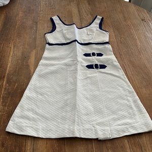 Vintage tennis dress. 14 inches across chest 33 inches long.
